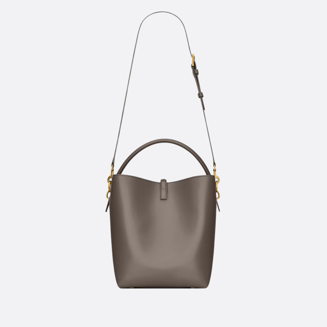 SAINT LAURENT LE 37 BUCKET BAG IN GLOSSY LEATHER
