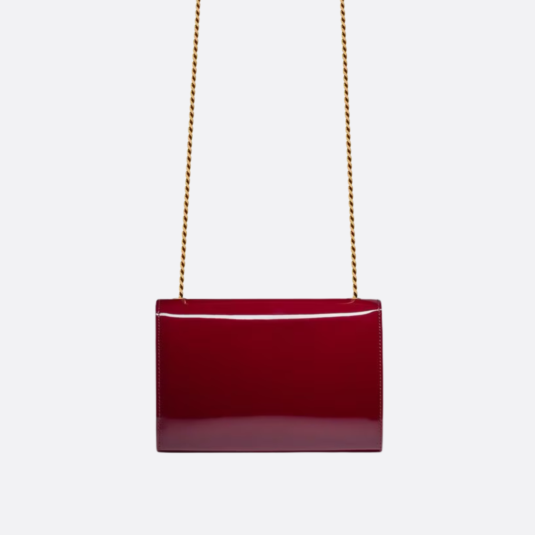 SAINT LAURENT KATE SMALL SHOULDER BAG IN PATENT LEATHER