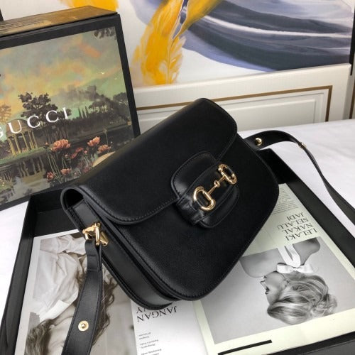 SHOULDER BAG 1995 WITH HORSEBIT BY GUCCI