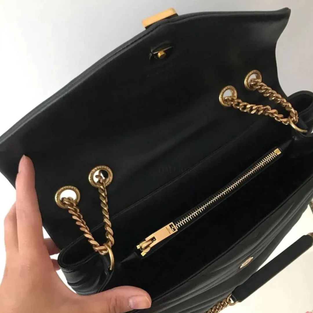 SAINT LAURENT LOULOU SMALL STEP BAG