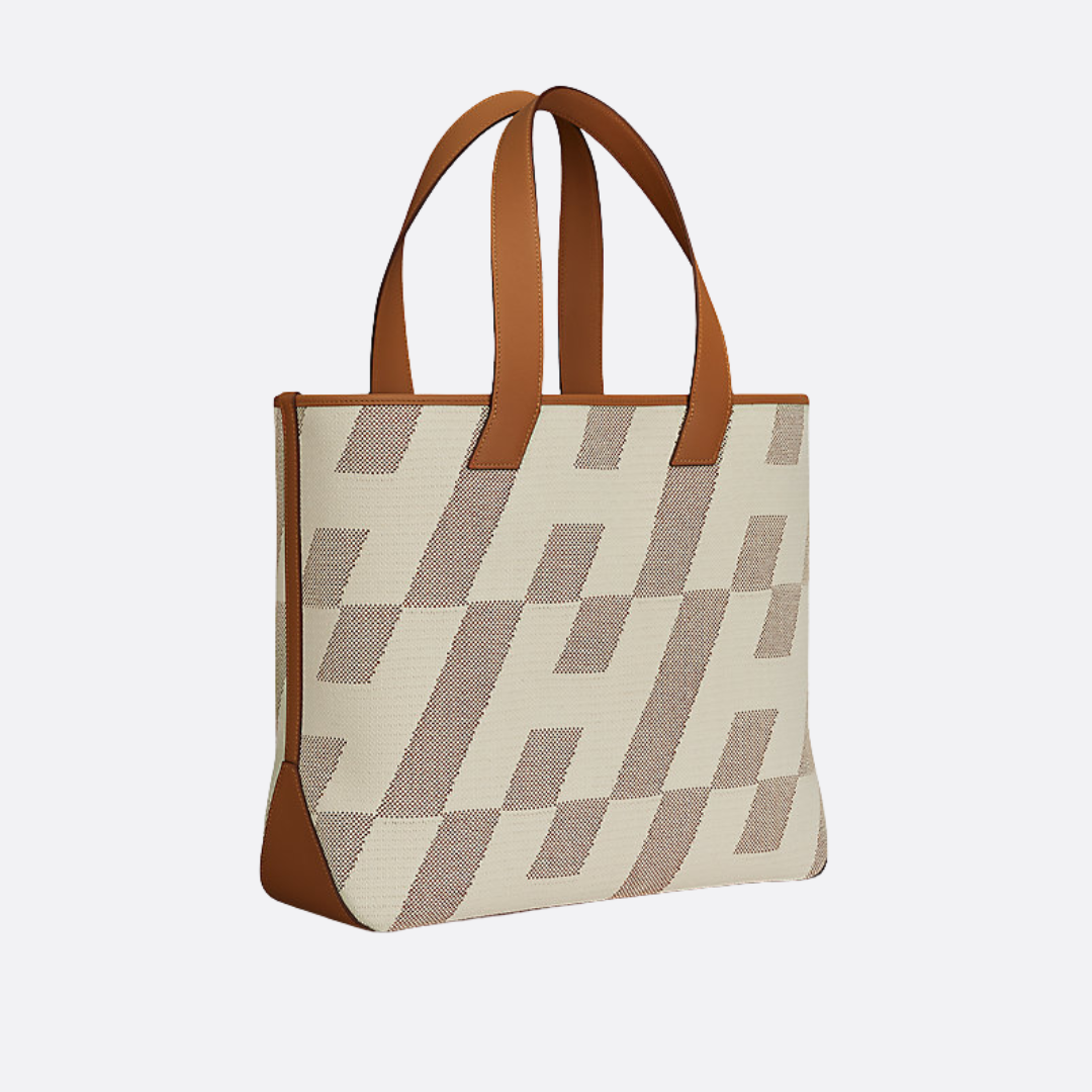 SLANTED H SHOPPING TOTE 40 BY HERMÈS